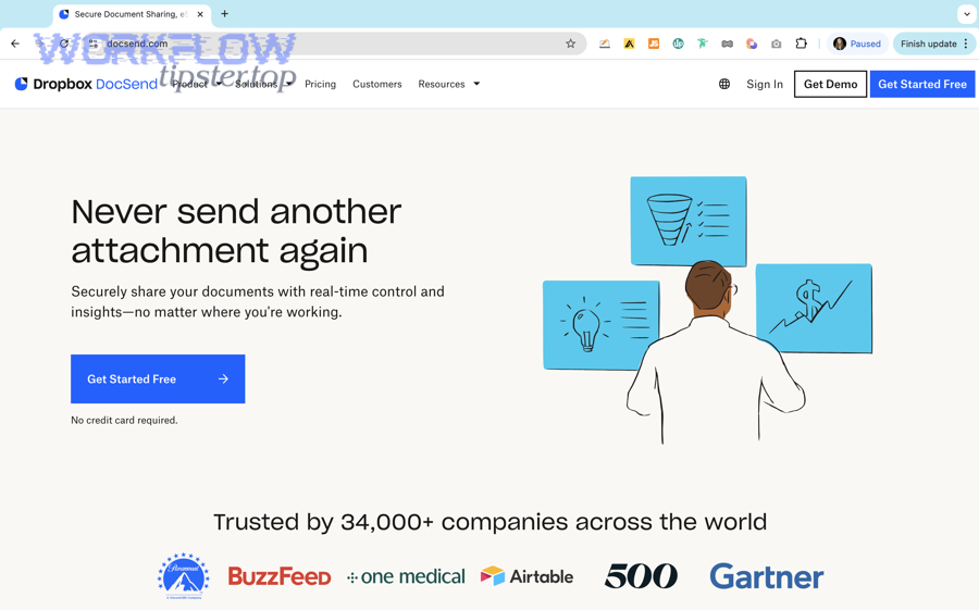 Document icon representing document metadata requirements